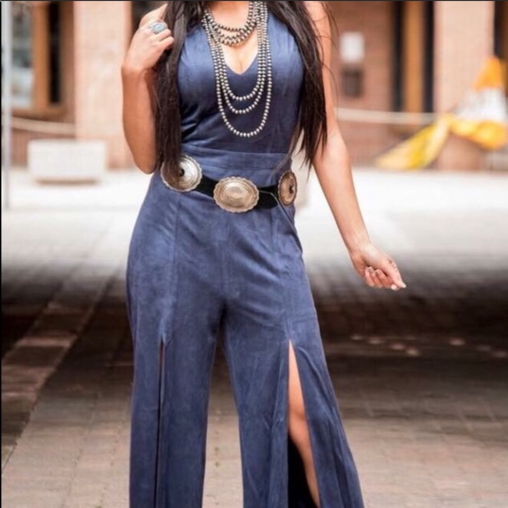 Suede Wynoma Jumpsuit